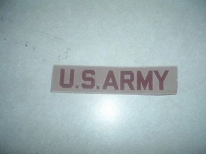 MILITARY PATCH US ARMY NAME TAPE TAG DESERT TAN SEW ON FOR DESERT CAMO SYNTHETIC - Picture 1 of 1