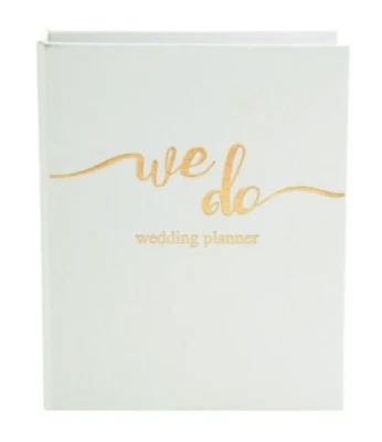 "We Do" Wedding Planner Linen Wedding Organizer Wedding Diary Engagement Gift - image 1 of 4