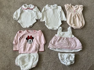 Lot Janie and Jack 18-24M Girls Sweater/Romper/Shirt/Bloomers Disney Minnie - Picture 1 of 15