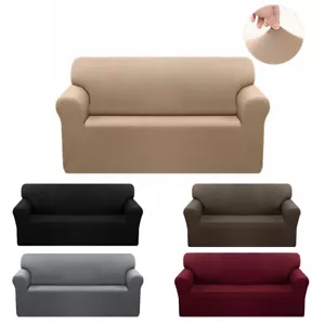 1/2/3/4 Seat Slipcover Stretch Couch Sofa Cover Premium Sofa Furniture Protector - Picture 1 of 37