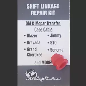 Chevrolet Blazer 4x4 Transfer Case Shift Cable Repair Kit w/ Replacement Bushing - Picture 1 of 12