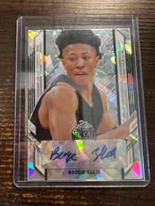 AB137,846 - 2021-22 Leaf Metal Portrait Silver Crystal #PABE1 Boogie Ellis Auto