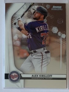 2020 BOWMAN STERLING ALEX KIRILLOFF MINNESOTA TWINS PROPECT PROFILE #BPR-4 MINT
