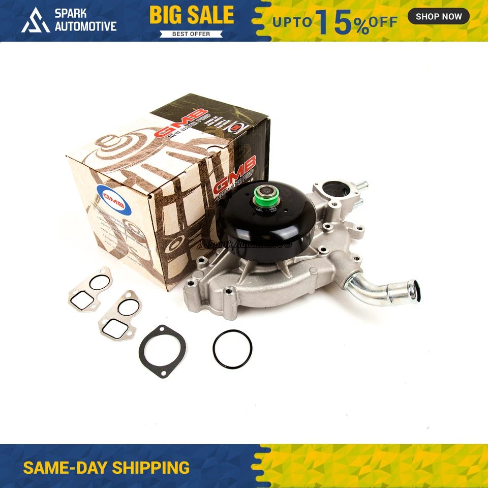 Bomba de agua GMB apta para 99-06 Cadillac GM Chevrolet Hummer Isuzu Saab 4.8 5.3 6.0 Foto 1 de 4
