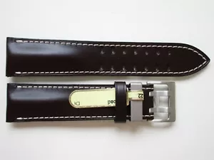 Di-Modell Offroad 22 MM calf leather dark brown watch band strap - Picture 1 of 5