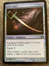 Civic Saber x1 (Foil) - Return to Ravnica - MTG Uncommon - Near Mint