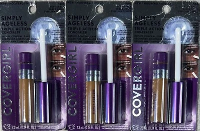 Covergirl Simply Ageless Triple Action Concealer 380 Soft Sable - 3 Pack - Image 1 of 2