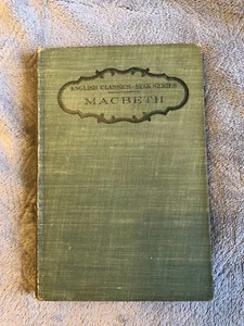Antique MACBETH Book ~ Shakespeare ~ 100+ Year Old Book ~ 1900 Era ~ Illustrated - Picture 1 of 12