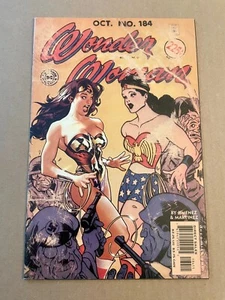 Wonder Woman #184 Adam Hughes cover DC 2002 Golden Age Classic GGA HIGH GRADE - Picture 1 of 2