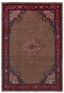Koliai Handgeknüpfter Perserteppich 300x205 cm-Nomadic,Orient,Carpet,Rug,Braun - Picture 1 of 11
