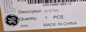 GE M1803994-S 2081000-001-S ASSY BOTTOM BC - Picture 1 of 4