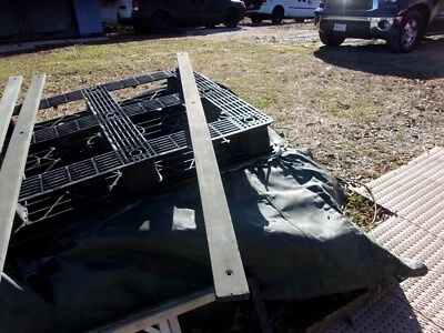 ONE...MILITARY SURPLUS 2 MAN HMMWV M998  TROOP SEAT REPLACEMENT BOARD - US ARMY - Image 1 of 4