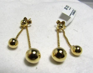 Brand New DAVID YURMAN 18K Yellow Gold Solari Diamonds Chain Drop Earrings - Picture 1 of 12