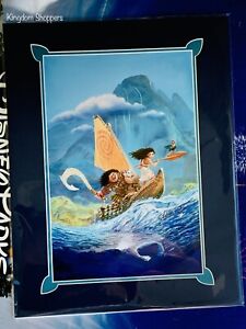 Disney Parks Moana Pua Hei Hei Leading The Way William Silvers Print 14” x 18”
