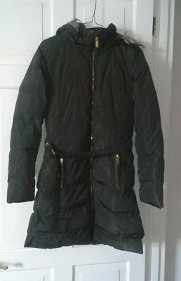 Atmosphere women army green winter hood jacket size 6 - Image 1 of 4