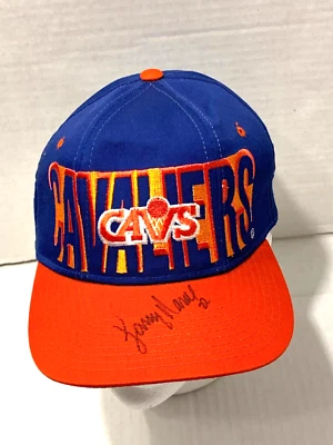 Raro Cleveland Cavaliers Larry Nance Sr #22 Autografiado Starter Snapback Sombrero NUEVO Foto 1 de 4