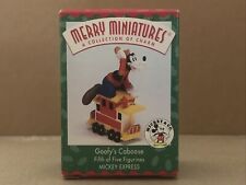 Hallmark Merry Miniatures Mickey Express Goofy's Caboose Ornament 1998
