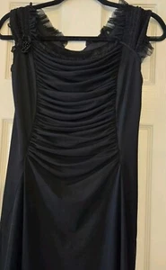 Dress Size 6 J.S. Collections Black Sleveless Style Petite Whimsigoth Halloween  - Picture 1 of 9