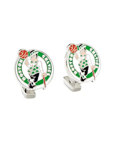 Deluxe BOSTON CELTICS Palladium CUFFLINKS New in NBA Gift Box 63% off! Cover