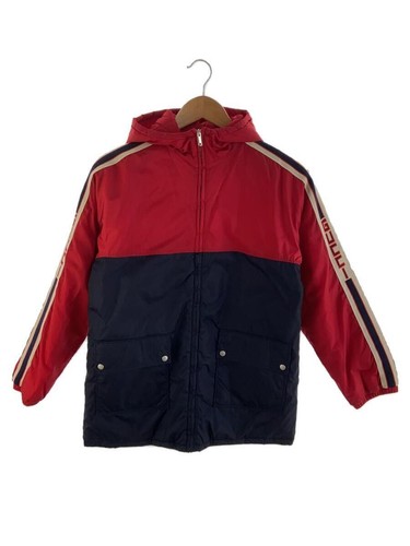 GUCCI piumino donna nylon rosso taglia 12 #EF AAA