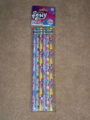 NEW, MY LITTLE PONY 6 pack pencil set - Image 1 of 2