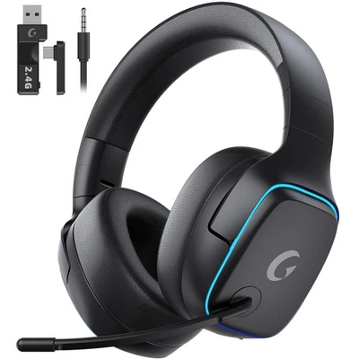2,4 GHz Wireless Gaming Headsets für PS5, PS4, PC, Switch - Bluetooth 5.3 Gami... - Bild 1 von 4