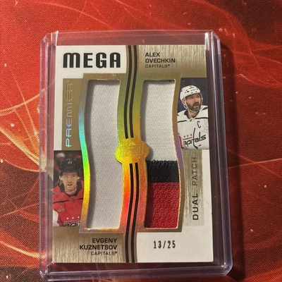 2023-24 Premier Alex Ovechkin Evgeny Kuznetsov Mega Dual Patch /25 - Image 1 of 2