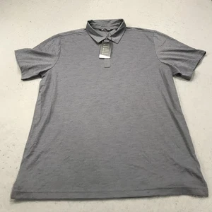 Travis Mathew Poloshirt Herren 2XL XXL Grau Auckland Slub Golf Freizeit Kragen Neu mit Etikett - Bild 1 von 10