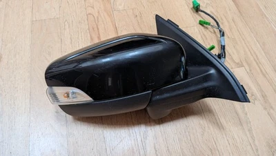 Электрическое складное правостороннее зеркало 2010-2013 Volvo XC60 BLIS черное - Изображение 1 из 4