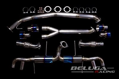 Escape Beluga Racing para Nissan 09+ Skyline GTR 3,8 L VR38DETT Titanio Catback Foto 1 de 4