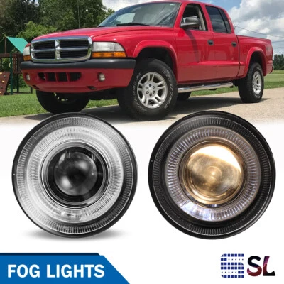 For 2001-2004 Dodge Dakota 2001-2003 Durango Clear Fog Light Lamps Left+Right - Изображение 1 из 4