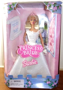 PRINZESSIN BRAUT BARBIE PUPPE 2001 MATTEL MAGISCHER SPIEGEL #50603 beschädigte Box - Bild 1 von 7