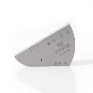 YUSHI IIW2 Ultrasonic Calibration Test Block 12.5mm Hole Diameter 1.5mm V2 Block - Picture 1 of 5