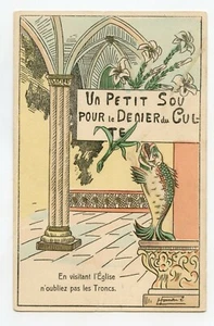 Anticlérical. Un petit Sou pour le denier du Cul-te - Picture 1 of 2