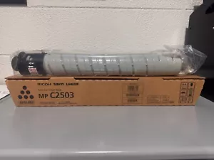 Ricoh Savin Lanier Genuine MP C2503 Black 841918 Ink Cartridge New/Sealed - Picture 1 of 1