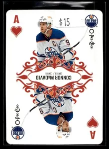 2023-24 OPC O-Pee-Chee Playing Cards Ace Heart Connor McDavid Edmonton Oilers - Picture 1 of 2