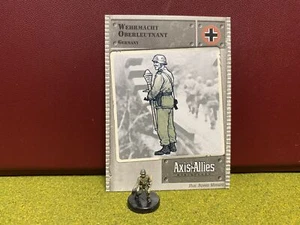 Miniaturas del Eje y Aliados, Segunda Guerra Mundial, Alemania, Wermacht Oberleutnant 35/45 - Imagen 1 de 1