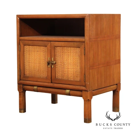 Thomasville Mid Century modern Campaign Style Talisman Nightstand Cover