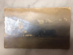 Ref_71 Oberhofen Am Tunersee Eiger München Jungfrau AK Klassiker Schloss schwarz - Bild 1 von 12