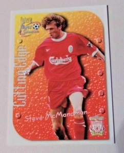 FUTERA 1999 STEVE McMANAMAN LIVERPOOL CUTTING EDGE CARD EMBOSSED #CE4 - Picture 1 of 1
