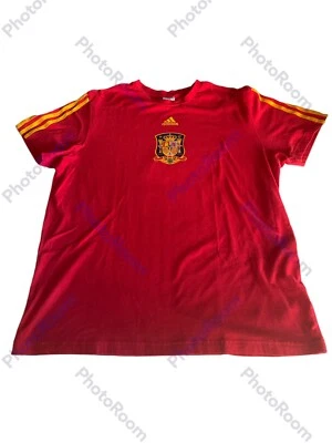 Preowned Adidas Spain Soccer Shirt Size Large A3 - Image 1 of 4