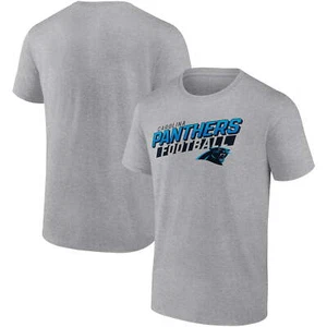 Men's Fanatics Branded Heathered Gray Carolina Panthers T-Shirt Size XL - Picture 1 of 3