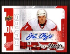Dan Cleary Brad Boyes DUAL AUTOGRAPHS 2008-09 Upper Deck MVP RED WINGS BLUES