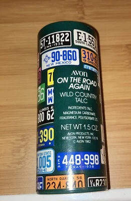 New Old Stock Vintage 1982 Avon WILD COUNTRY Talc Powder 1.5 oz. New Old Stock - Image 1 of 4