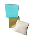 Kate Spade Watch Presentation Box Turquoise With Pillow Gift Box Only