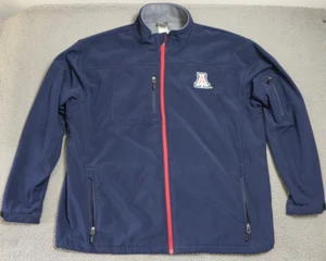 Knights Apparel Arizona Wildcats Jacket Mens 2XL Blue Red Full Zip - Picture 1 of 12