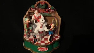 Coca-Cola Musical Collection Santa's Soda Fountain - Picture 1 of 18