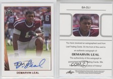 2021 Leaf Memories 1990 Base Bronze Spectrum /99 DeMarvin Leal #BA-DL1 Auto