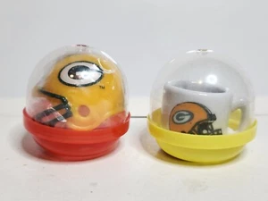 Green Bay Packers Miniatur Football Helm & Becher NFL Automat Kapseln - Bild 1 von 5