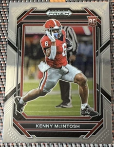 2023 Panini Prizm Draft Picks Kenny McIntosh #120 Rookie RC - Picture 1 of 2
